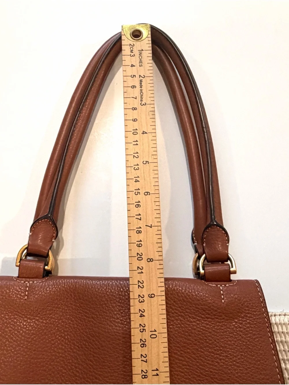 Tory Burch Half-Moon Straw & Leather Coastal Satchel Tote Bag - Tan/Cream